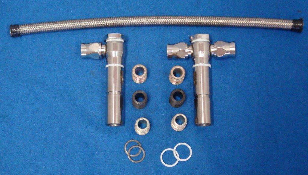 103150 Hand-Polished Stainless Universal Fuel Line Kit, 4-Barrel - Gotta  Show Products