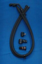 131107B Stainless Braided Power Steering Hose Kit - Matte Black