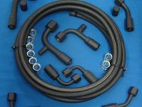 Gotta Show 343100b matte black stainless steel AC hose kit